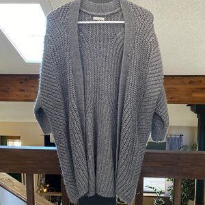 Oversized chunky cardigan